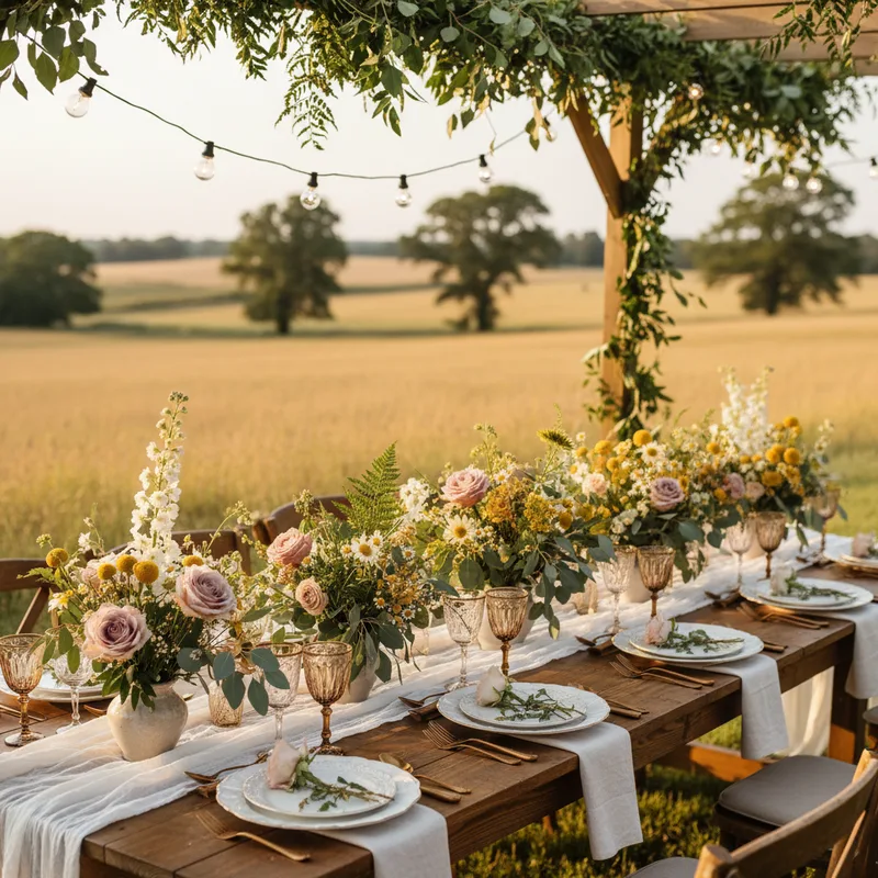 Organiser un mariage champêtre : le guide complet